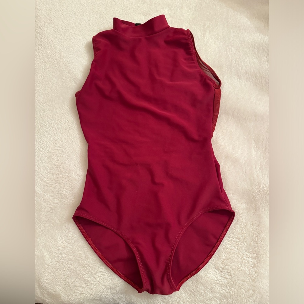 Beautiful burgundy Ballet Rosa leotard